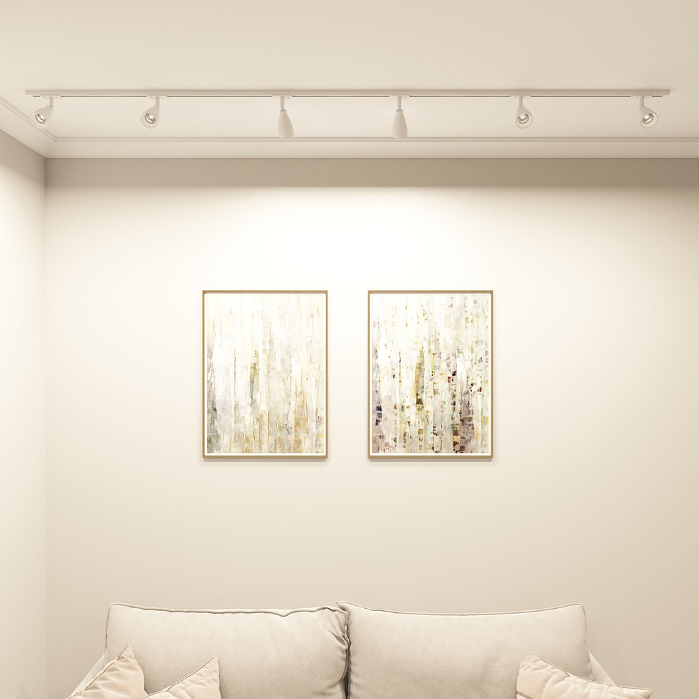 DK6050-WH Трековый светильник IP 20, 15 Вт, GU10, белый, алюминий, пластик