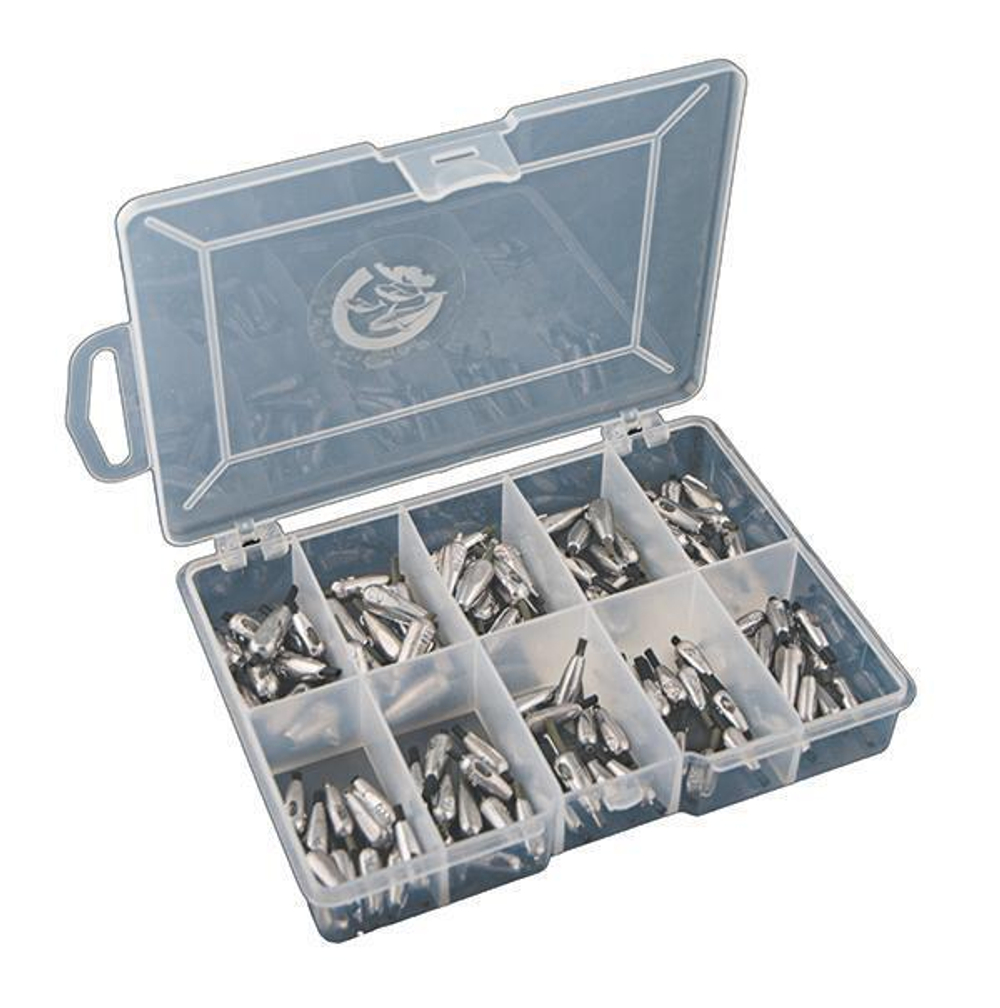 Набор грузов для рыбалки КАПЛЯ с кембриком СТАНДАРТ 80гр.