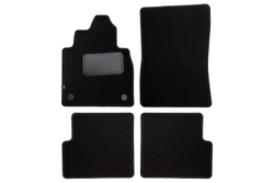 Коврики в салон для MERCEDES-BENZ G-Class W463 (с подстаканниками) АКПП 2006-2008, 2008-2012, 2012-2015, 2015-2018, внедорожник , 4 шт. (текстиль KLEVER02342001210KH