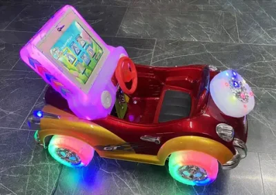 Автомат качалка с видео игрой «Ретромобиль»