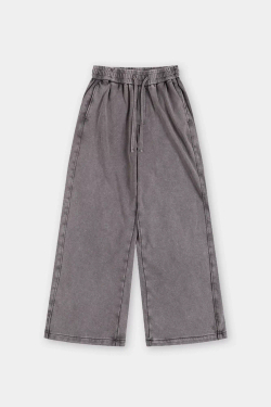 Трикотажные Брюки SHMOT "BLANK" GARMENT DYE Серый