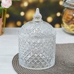 Ваза для варенья и меда 390мл, d9,7см h14,5см, TG015