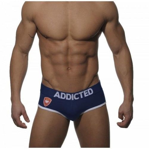 Мужские трусы брифы темно - синие Seobean Addicted Police Brief Navy