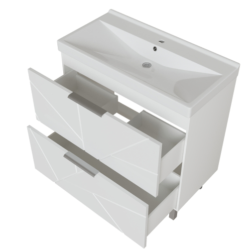 Тумба д/ванной "Гранд-80" под раковину Fest-80 (Sanita Lux) (ПВХ)