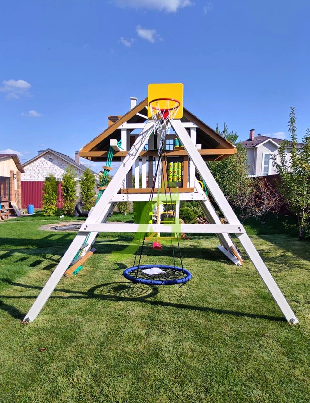 Детская площадка IgraGrad Крепость Фани с рукоходом (Домик) мод.2