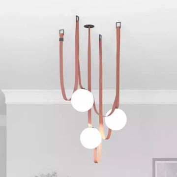 Комплект ременной трековой системы 30W 4000K DK55SET12-01-BR коричневый/чёрный Belty Denkirs