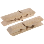 Прищепки бельевые Селфи бамбук (20шт) 7см