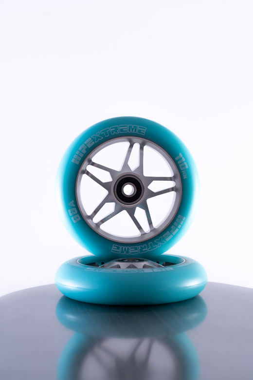 Набор колес HIPExtreme H3 110*24 мм, серебро/ментоловый