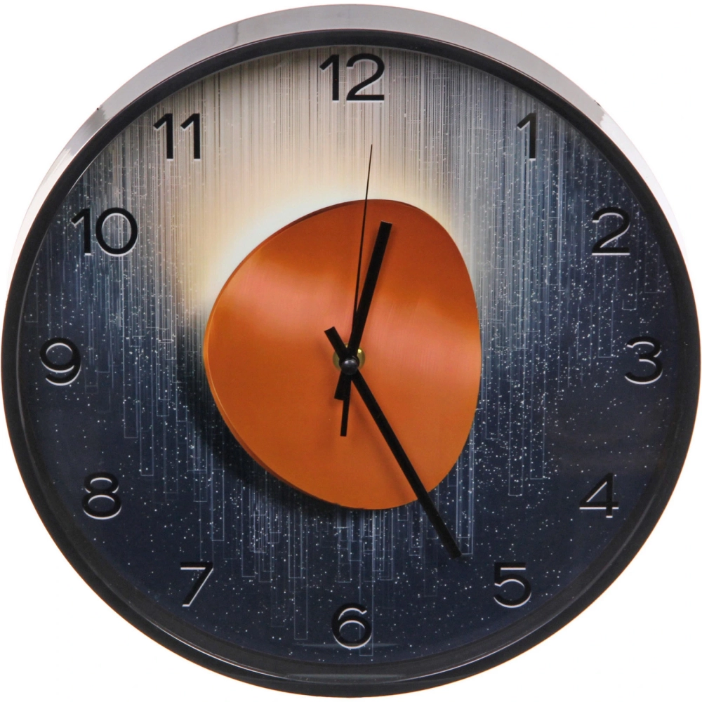 Часы настенные + пано 2шт «HOME STYLE» Абстракция, черный корпус