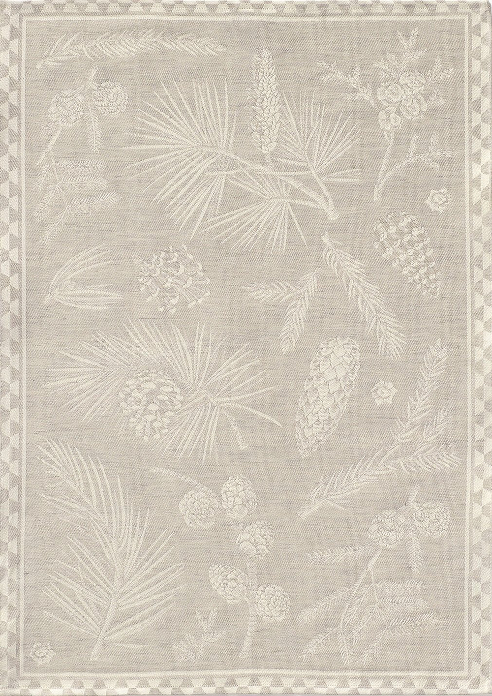 Полотенце кухонное 50х70см Leitner Leinen Foresta серое