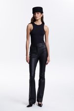 Топ из эластичного трикотажа, Черный