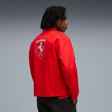 PUMA X SCUDERIA FERRARI МУЖСКАЯ КУРТКА HP LIFESTYLE, КРАСНЫЙ