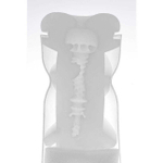 Мастурбатор из силиконового геля Genmu Torpedo Weapon, серый (Цвет: Синий и серый, Вкладка белая)