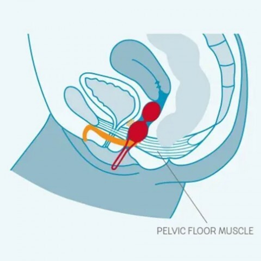 Вагинальные шарики Fun factory SMARTBALLS DUO, черно-серые
