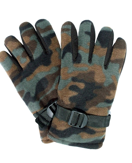 Перчатки флисовые цвет КМФ