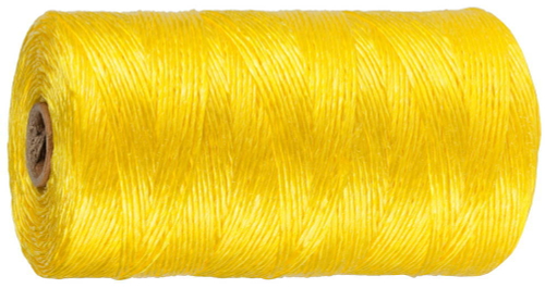 Шпагат STAYER многоцелевой полипропиленовый, d=1,5 мм, желтый, 60 м, 32 кгс, 0,8 ктекс