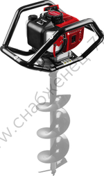 ЗУБР d 60 - 250 мм, 52 см3, 2 оператора, мотобур (бензобур) (МБ2-250)