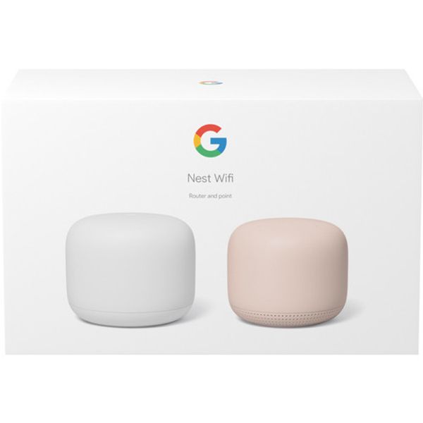 Bluetooth+Wi-Fi Mesh система Google Nest Wifi 3800 - (Sand) GA01425