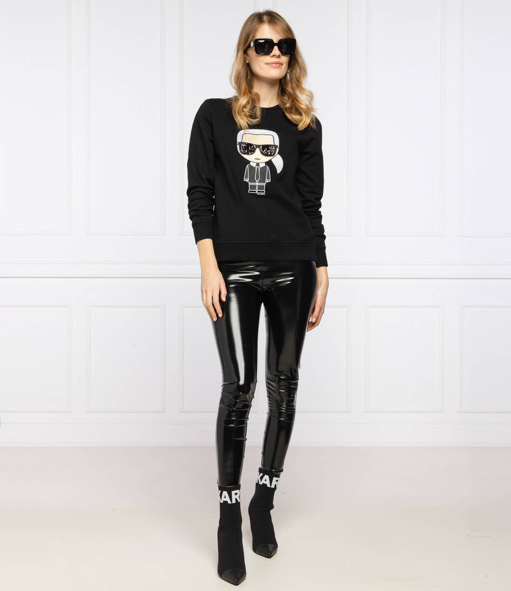Худи ikonik karl Karl Lagerfeld - черный(210W1820)