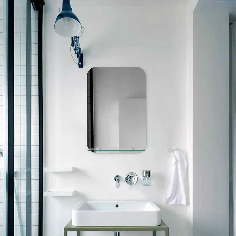 Зеркало MIXLINE "Адель" 550*800 (ШВ) с полкой НОВИНКА