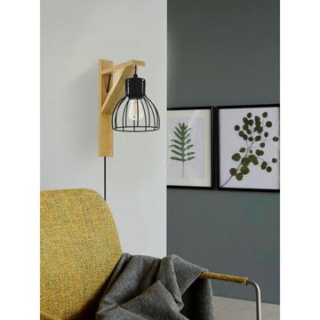 Бра 1*E27 43351 коричневый/черный RAMPSIDE 1 Eglo