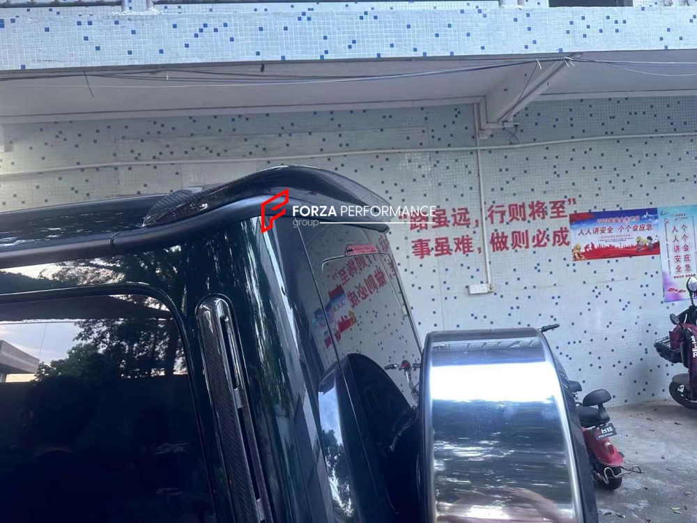 Карбоновый спойлер на крышу для Mercedes-Benz G-Class W463A/W464 2018+ Гелик гелентваген