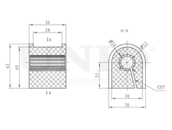 Втулка заднего стабилизатора UNIO RMP-10180