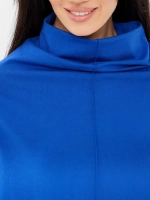 Лонгслив оверсайз синий