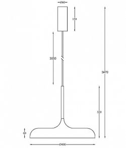 Подвесной светильник Maytoni Gerhard MOD189PL-L18GR3K1