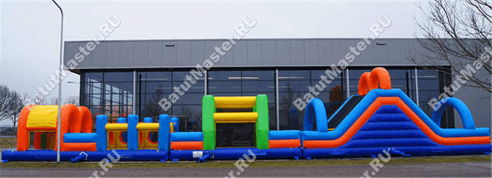 Надувная полоса препятствий "Летняя забава"