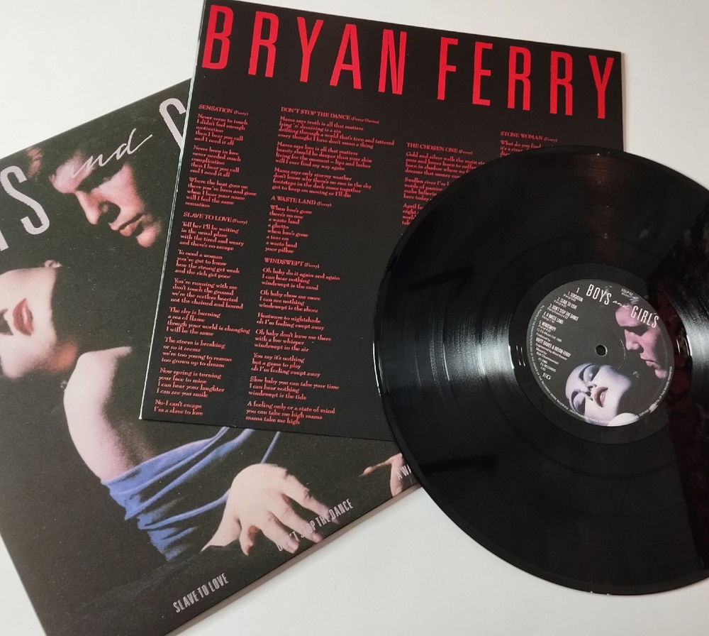 Винтажная виниловая пластинка LP Bryan Ferry Boys And Girls (UK 1985) Stone Woman