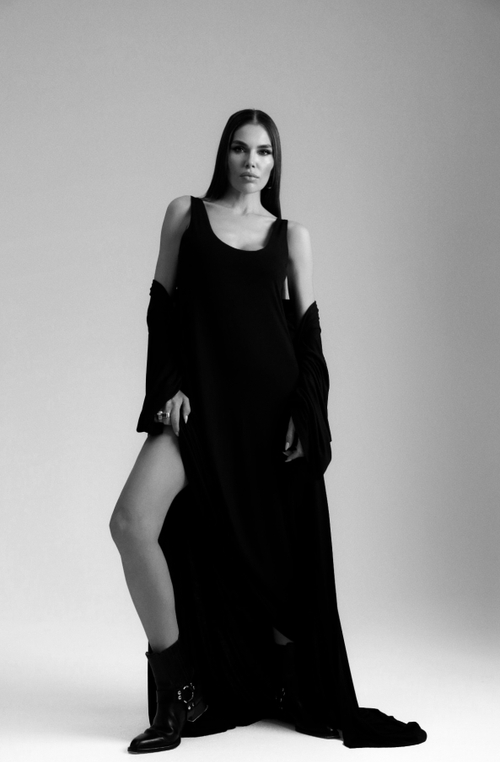 Платье майка из вискозы bk