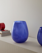 Ваза из синего стекла Kelse, 26 см