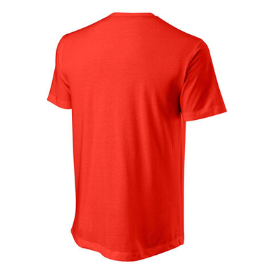 Мужское теннисное поло Wilson Club Tech T-Shirt Men - Orange, Multicoloured