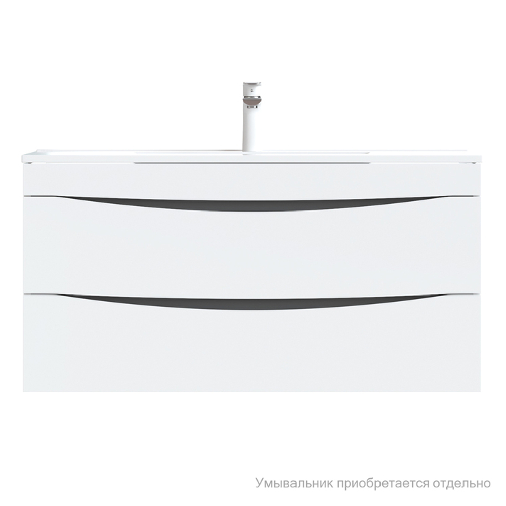 Тумба подвесная IDDIS Cloud, белая, 100 см, CLO10W1i95