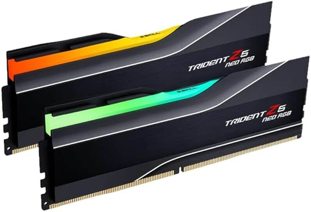 Оперативная память G.Skill Trident Z5 Neo RGB — DDR5 6000 / 6400 МГц— 32 ГБ / 64 ГБ черная/белая RGB AMD EXPO.