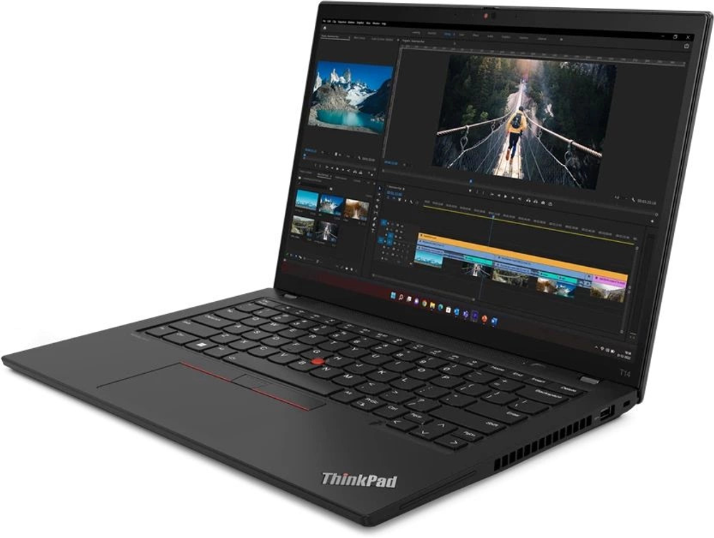 Ноутбук  Lenovo ThinkPad T14 Gen 4 14 ", Ryzen 5 PRO, 16 Гб RAM, 512 Гб SSD, Radeon 740M, Черный