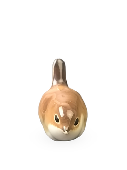 Фарфоровая статуэтка "Птичка - Крапивничек" ЛФЗ