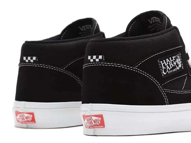 Кеды VANS Skate Half Cab Чёрно-белые