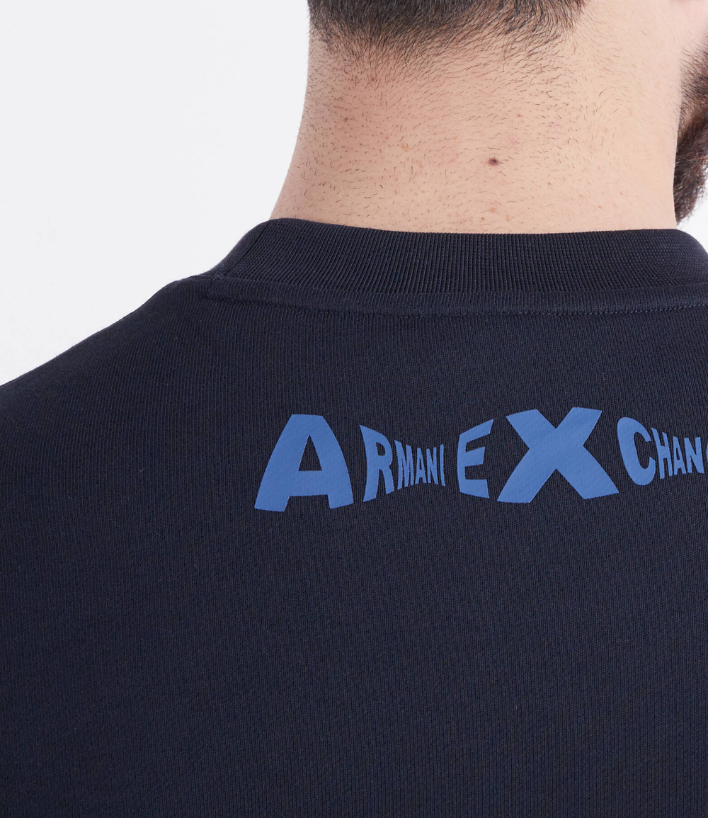 Худи Armani Exchange - темно-синий(3RZMFA ZJXAZ)