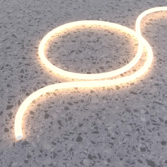 Гибкий неон круглый 360° D18 24В 14,4Вт/м 3000К IP65 5м Led Strip 201146