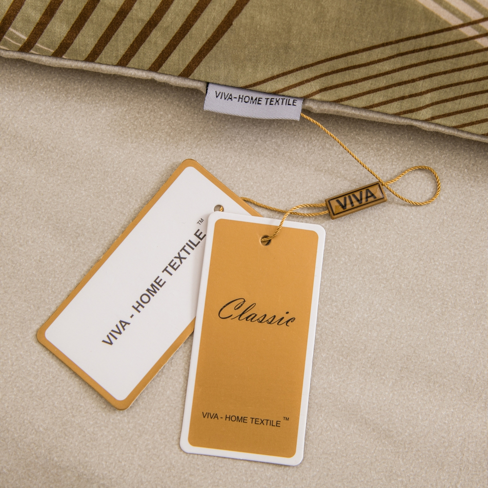 Комплект постельного белья Люкс Сатин 100% хлопок на резинке AR351