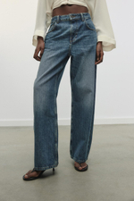 Джинсы z1975 loose wide-leg с высокой посадкой