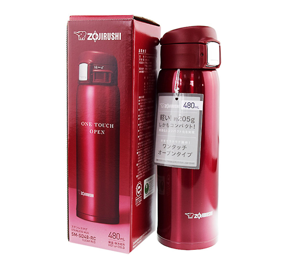 Термокружка Zojirushi (0,48 литра), красная [SM-SD48-RC]