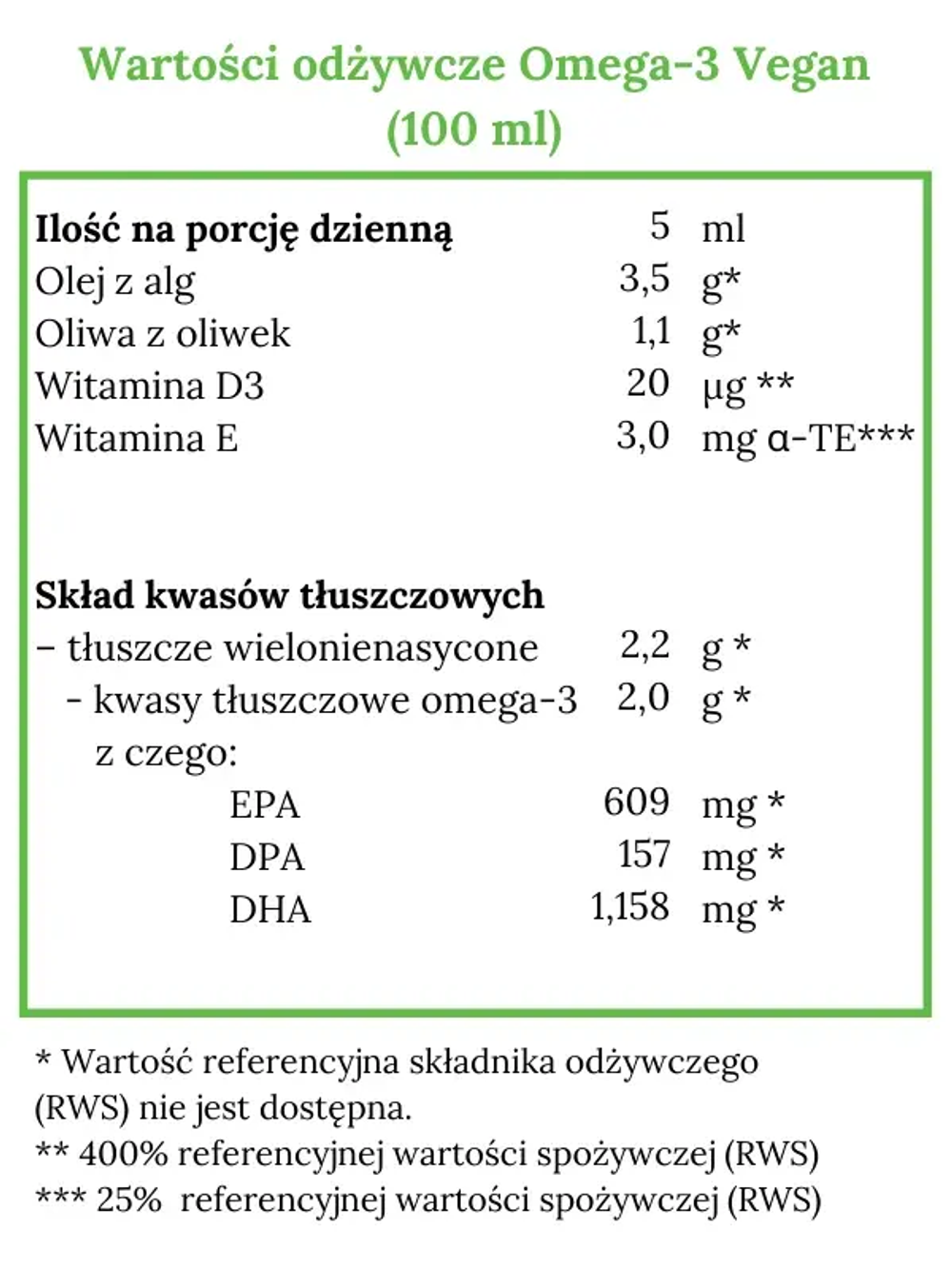 Norsan Omega-3 Vegan - 100 мл