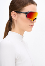Спортивные очки 100% Korbin / Gloss Metallic Black / HiPER Red Multilayer Mirror