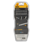 Набор ключей имбусовых, HEX, 2-12 мм, CrV, 9 шт., удлиненные, с шаром Denzel