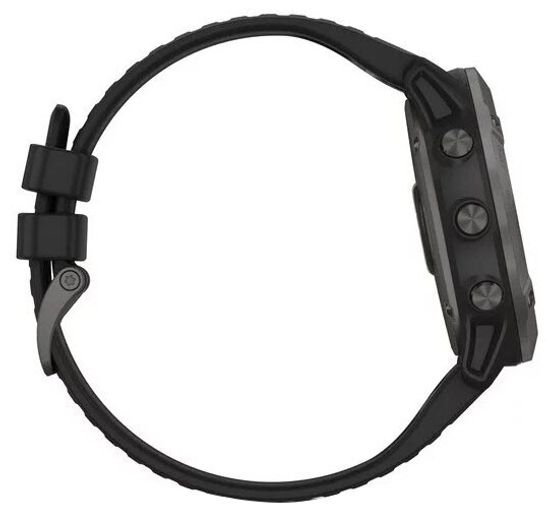 Умные часы Garmin Fenix 6X Sapphire DLC, серый/черный