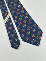 Галстук синий Salvatore Ferragamo