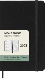 Еженедельник Moleskine (DHB12WN2) Classic WKNT Pocket 90x140мм 144стр. черный